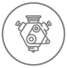 Horsepower measurement icon