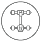 Vehicle drivetrain type icon