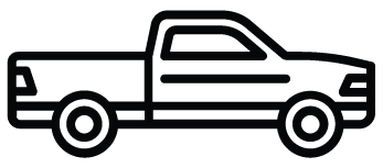 Pickup vehicle type icon